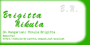 brigitta mikula business card